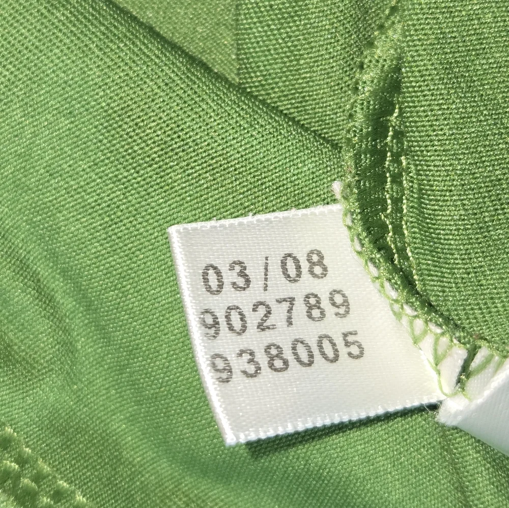 Adidas ClimaLite Sweat Wicking Green Stretch 2 Button‎ Short Sleeve Polo Size XL